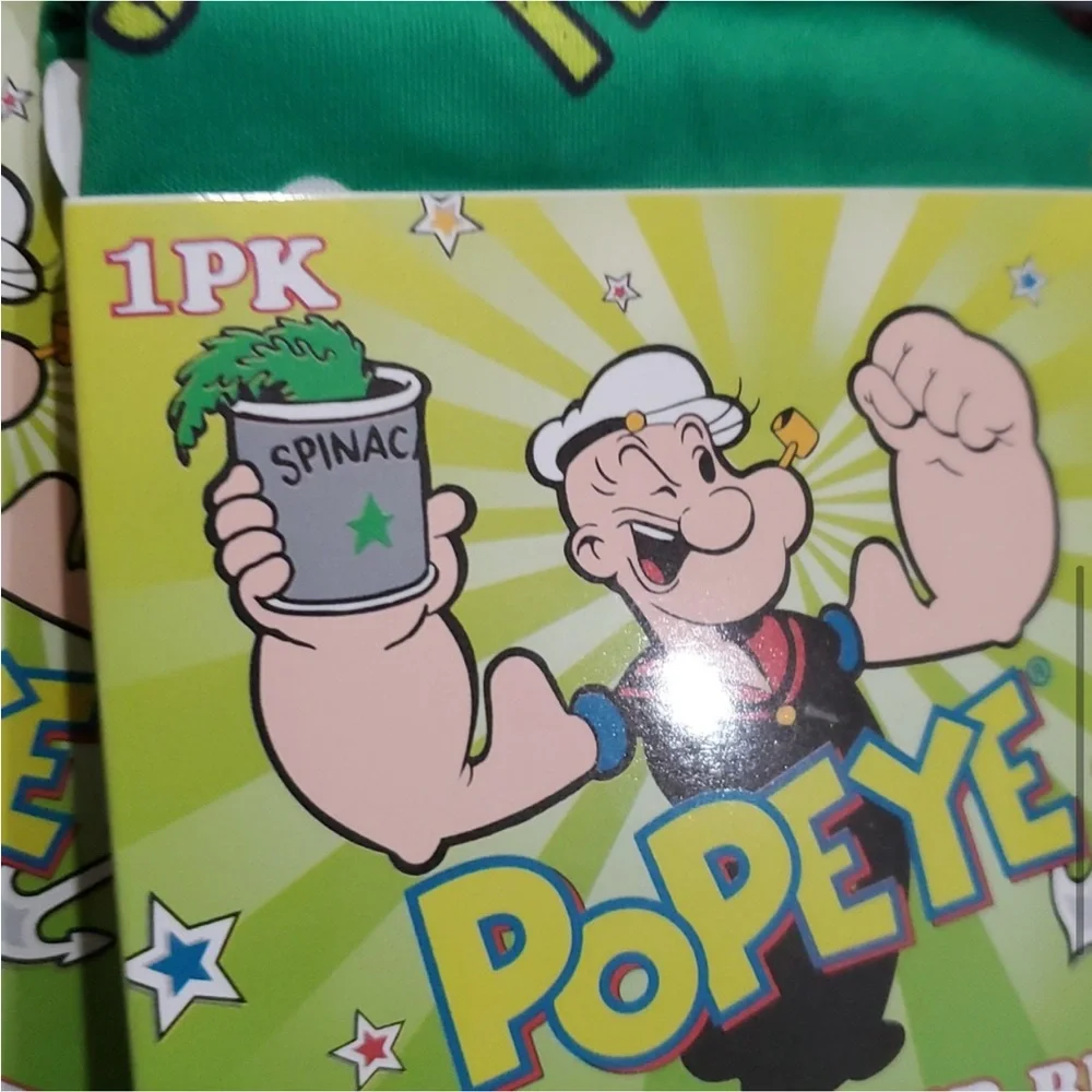 Pair of Popeye mens green boxer briefs size‎ large 36-38 brand new